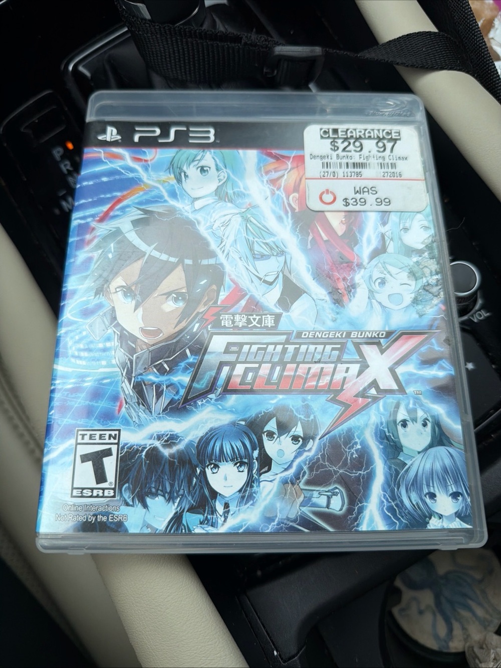 PlayStation 3 Dengeki Bunko Fighting Climax With Bonus Soundtrack Included - Picture 2 of 8
